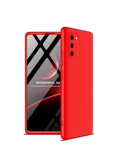 Samsung Uyumlu Galaxy A91 S10 Lite Kılıf Zore Ays Kapak Kırmızı