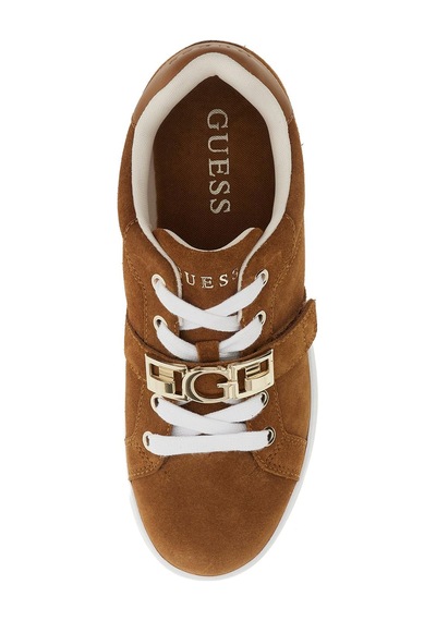 Guess Jamisn Kadın Deri Sneaker Ayakkabı Fltjm2sue12 Kahverengi