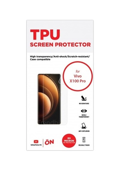 Vivo X100 Pro Ekran Koruyucu Tpu Film