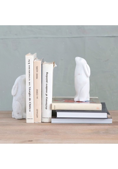 Mermer Tavşan Kitap Ayracı