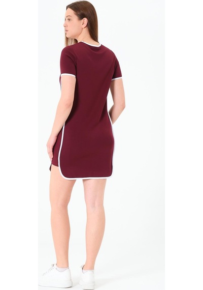 Sortie Collection Biyeli Elbise Bordo