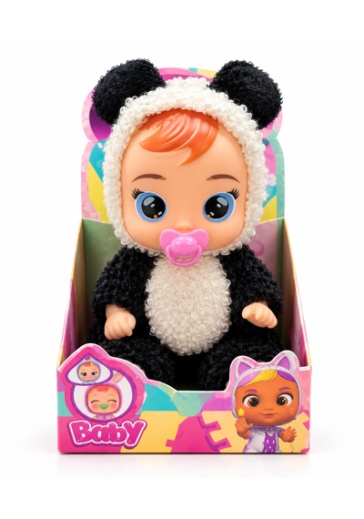 Lovely Peluş Kostümlü Mini Bebek Oyuncak 12 Cm Siyah