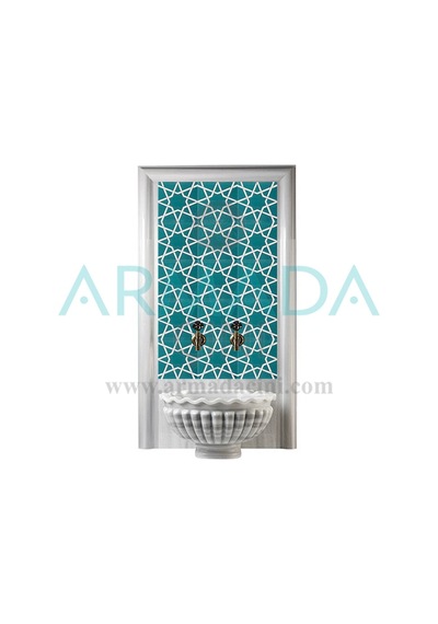 Armada Çini 60X100 CM Sp 94 Yıldız Serigraf Türk Hamamı Pano