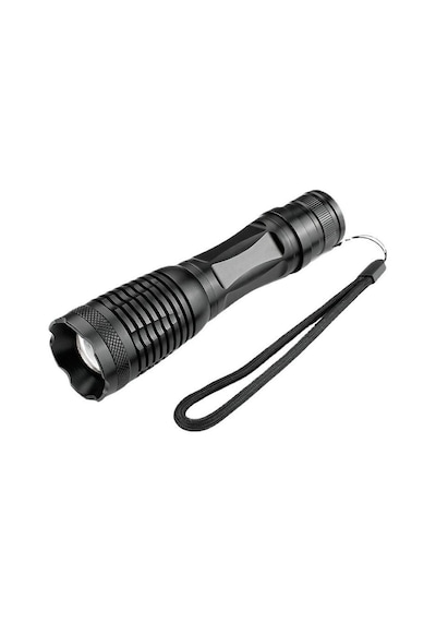 Valkyrie Çift Işık Dual Uv Mor Işık Ve Xml-t6 2000 Lümens El Feneri Siyah