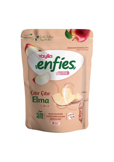 Yayla Enfies Freeze Dondurularak Kurutulmuş Elma 15 Gr 15 G