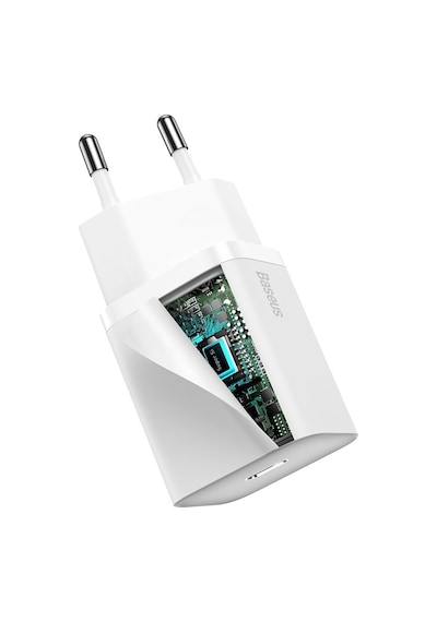 Baseus Super Si 1C 20W Hızlı Şarj Adaptörü + Type-C To Lightning Kablo