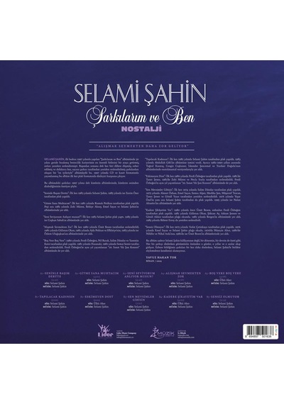 Selami Şahin - Şarkılarım Ve Ben/nostalji Renkli Plak