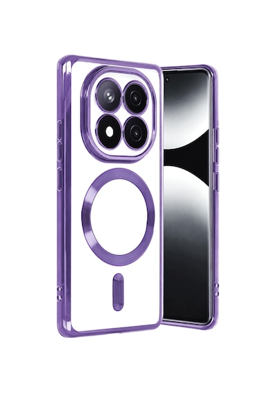 Newface - 128 - Xiaomi Redmi Note 15 Pro Plus 5g Kross Magneticsafe Kapak - Glblseme - - Mor