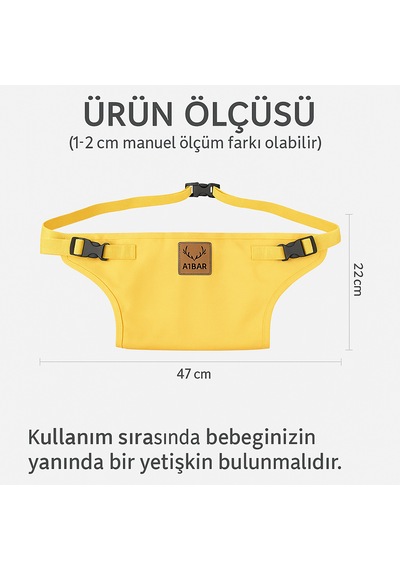 Aibar Taşınabilir Güvenli Mama Sandalyesi - Taşıma Keseli