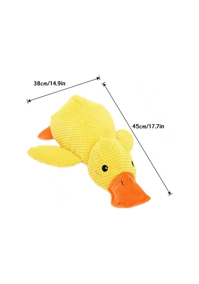 Madpet Köpek Oyuncağı Sesli Peluş Ördek 45 Cm - Yeşil