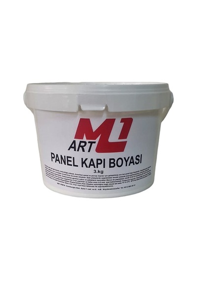 M1 Art Beyaz Su Bazlı Panel Kapı Boyası 3kg