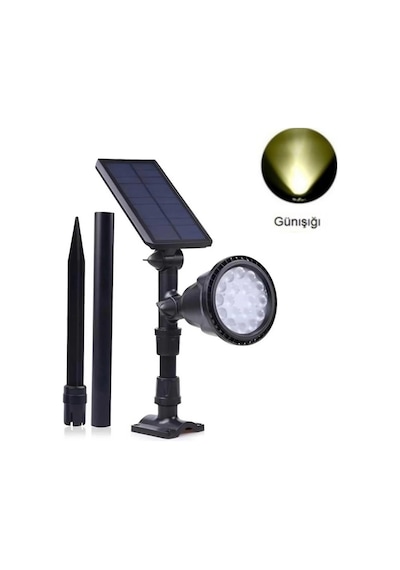 Forlife 30watt Fonksiyonel Solar Çim / Bahçe Aydınlatma Armatürü Günışığı