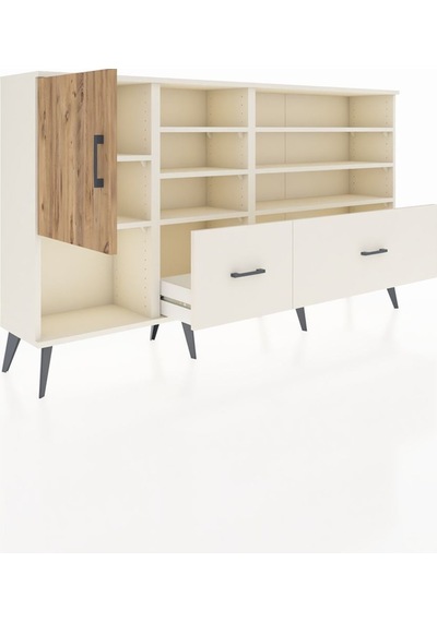 Arges Konsol 8 Raflı 2 Çekmeceli Tek Kapaklı 176x30x99 Aytaşı-çam/aytaşı Atlas Çam/aytası - Aytası Arges Konsol 8 Raflı 2 Çekmeceli Tek Kapaklı 176x30x99 Aytaşı-çam/aytaşı Atlas Çam/aytası - Aytası