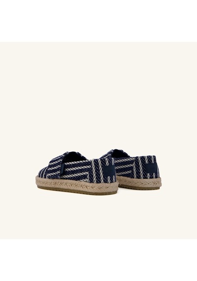 10023188 Navy Nautical Stripe Espadril Erkek Çocuk 10023186/20015668 10023188 Toms Alpargata Rope 2