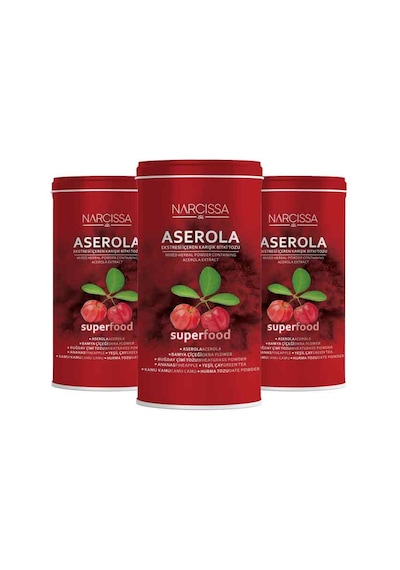 Narcissa Aserola Eki İçeren Karışık Bitki Tozu 3 x 200 G