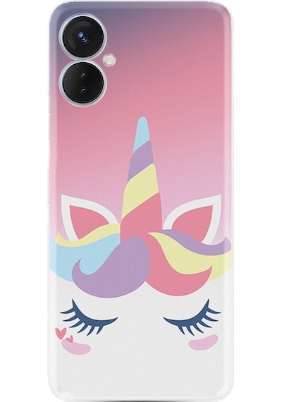 Tecno Spark 9T Kilif Silikon Desen Sweety Unicorn 1737 566399907