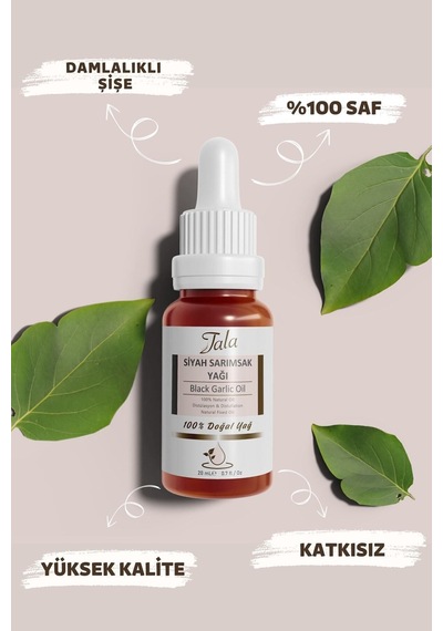Tala Siyah Sarımsak Yağı %100 Saf Ve Doğal Soğuk Sıkım 20 ML
