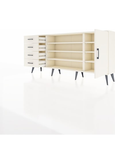Arges Konsol 6 Raflı 4 Çekmeceli Tek Kapaklı 176x30x83 Aytaşı-aytaşı/aytaşı Aytaşı/aytaşı Arges Konsol 6 Raflı 4 Çekmeceli Tek Kapaklı 176x30x83 Aytaşı-aytaşı/aytaşı Aytaşı/aytaşı