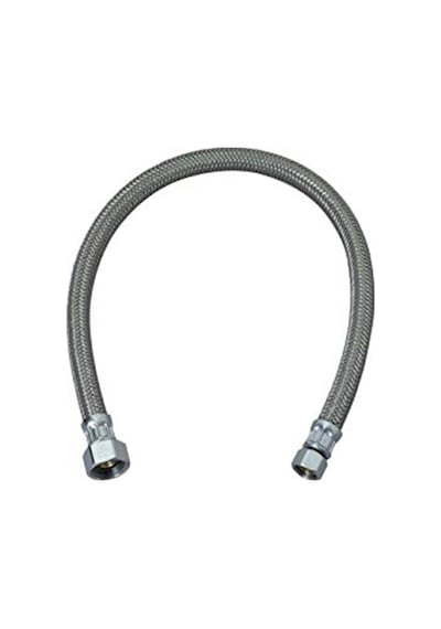 3/8-1/2 Paslanmaz Çelik Örgülü Flex - 50 Cm