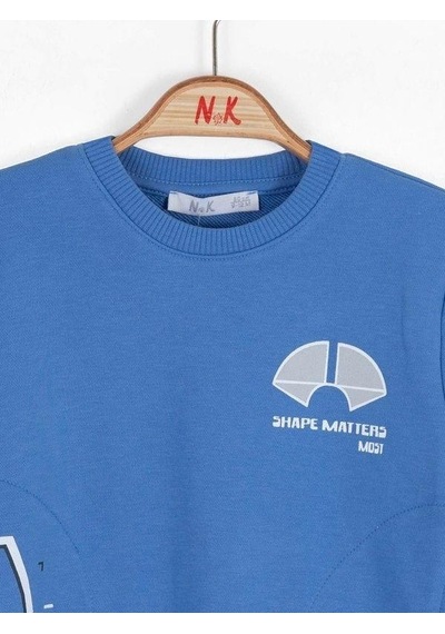 Nk Kids Erkek Bebek Pamuklu Orta Kalınlık Sweatshirt-14723 Saks