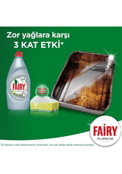Fairy Platinum Limon Kokulu Sıvı Bulaşık Deterjanı 870 ML