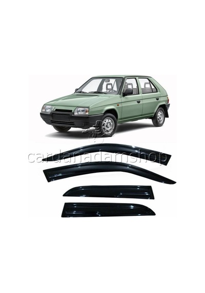 1993 Skoda Favorit Cam Rüzgarlığı Araca Birebir Uyumlu 4Lü Set