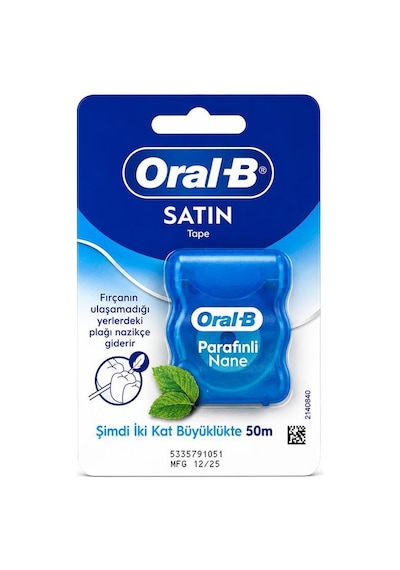 Oral-b Satin Tape Nane Aromalı 50 M Diş İpi