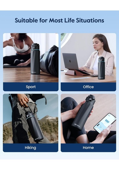 Boost Akıllı Su Şişesi, Hatırlatıcı Ve İzleyici, Çift Duvarlı Vakum Yalıtımlı Şişeler, Paslanmaz Çelik, 32 Oz Bpa İçermeyen Geniş Ağız, Okul, Spor Salonu, Ofis, Babalar Günü İçin İdeal Çok Renkli Boost Akıllı Su Şişesi, Hatırlatıcı Ve İzleyici, Çift Duvarlı Vakum Yalıtımlı Şişeler, Paslanmaz Çelik, 32 Oz Bpa İçermeyen Geniş Ağız, Okul, Spor Salonu, Ofis, Babalar Günü İçin İdeal Çok Renkli