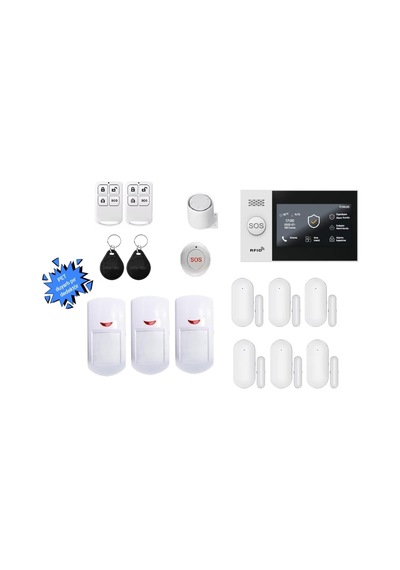 Tr Pet Uyumlu Akıllı Güvenlik Alarm Sistemi Ev Ve Iş Yeri Standart Set