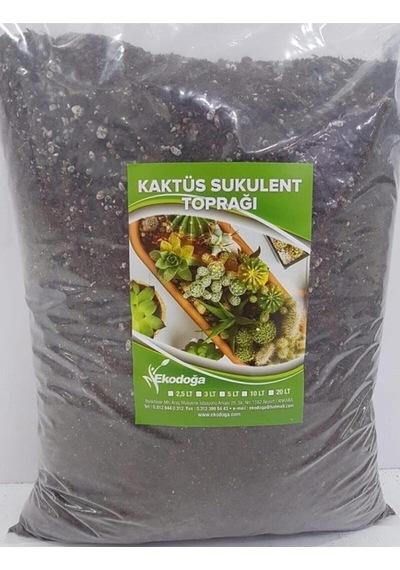 Kaktüs Toprağı 10 Lt Sukulent Aloe Vera Toprağı Özel Karışım Ithal Torf Pomza Perlit Vermikulit Diğer