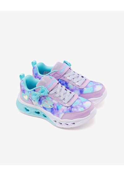 Skechers Flutter Heart Lıghts - Blurred Love Büyük Kız Çocuk Mor Işıklı Spor Ayakkabı 303255l Lvtq