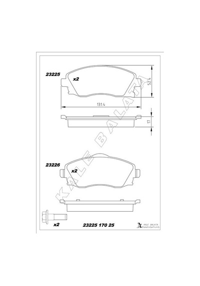 Kale-balata Ön Balata Combo C-corsa C 1.3-1.7 Cdtı 01 Merıva 03 Tıgra 04 Gdb1570 23225-a00-00-kd13 1605081 93176114 1605974 1605092 Kale-balata Ön Balata Combo C-corsa C 1.3-1.7 Cdtı 01 Merıva 03 Tıgra 04 Gdb1570 23225-a00-00-kd13 1605081 93176114 1605974 1605092