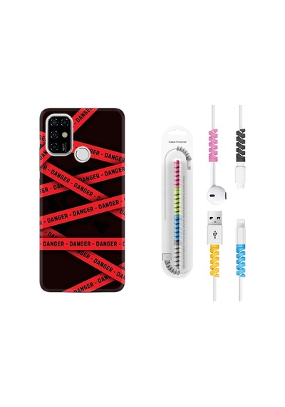 Casper Via F20 Kılıf Kablo Koruyuculu Danger 1372