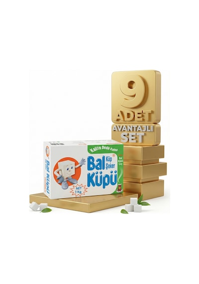 Balküpü Küp Şeker 9x1 Kg
