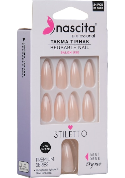 Nascıta 00205 Ombre Stiletto Takma Tirnak
