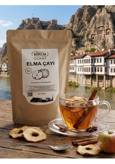Köylüm Gurme Amasya Doğal Elma Çayı 2,5 Kg