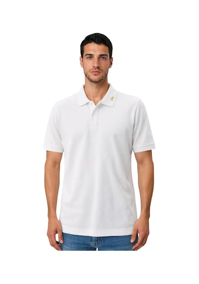 Arma Ar-ma Erkek Polo Yaka Tişört Baskisiz Basic Örme Kumaş Regular Fit %100 Pamuk 30/1 Çift Toplama Penye Pike Y31374358302 Beyaz-b1