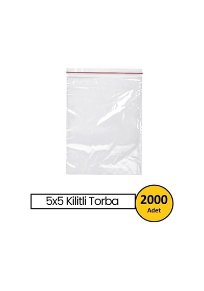 Kilitli Poşet 5 5 25 Mic. 2000 Ad.