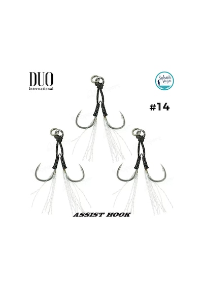 Duo Dmc Çiftli Asist İğne Beyaz Tüylü 14 3 Adet