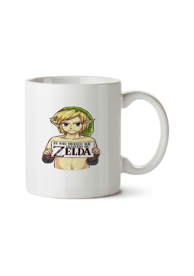 Link Zelda İki Tarafı Baskılı Kupa Bardak Çok Renkli