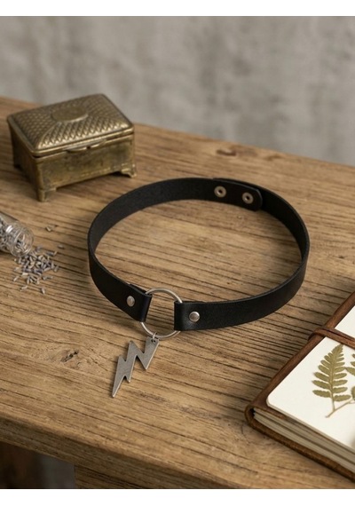 Deri Choker Yıldırım Kolye Punk Gotik Boyunluk Kadın Rock Stil Kolye Ayarlanabilir Siyah Choker Trendy Takı Çok Renkli Deri Choker Yıldırım Kolye Punk Gotik Boyunluk Kadın Rock Stil Kolye Ayarlanabilir Siyah Choker Trendy Takı Çok Renkli