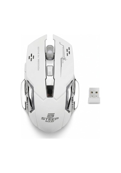 Steep Solid Kablosuz Rgb Gaming Mouse, 2.4 Ghz Usb Bağlantı, Şarj Edilebilir, Rgb Aydınlatmalı, 2400 Dpı, Optik Sensör, Sağ Sol El Uyumlu Simetrik Tasarım, Kablosuz Oyuncu Mouse Mo-08 Steep Solid Kablosuz Rgb Gaming Mouse, 2.4 Ghz Usb Bağlantı, Şarj Edilebilir, Rgb Aydınlatmalı, 2400 Dpı, Optik Sensör, Sağ Sol El Uyumlu Simetrik Tasarım, Kablosuz Oyuncu Mouse Mo-08
