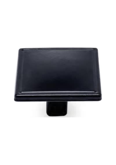 Mobaksaksesuar Kare Ayaklı Sütun Boru Kulp Siyah 160 Mm