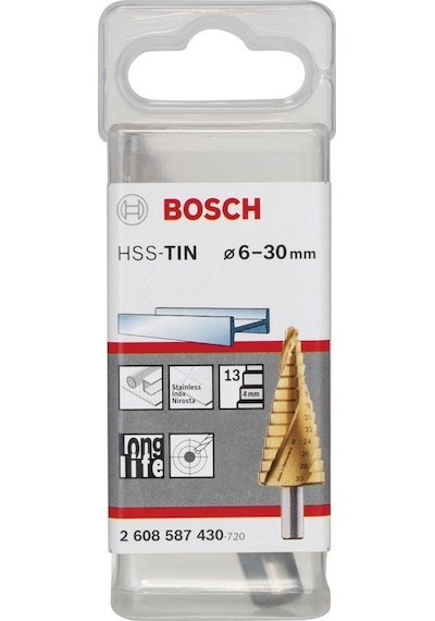 Bosch HSS-TiN 6-30 mm 13 Kademeli Matkap Ucu - 2608587430