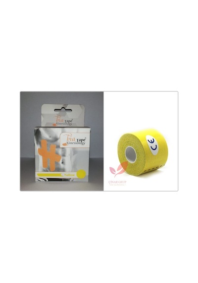Bia Tape  Bandı Sarı Renk 5Cm X 5M Kinesio Biatape Bantı