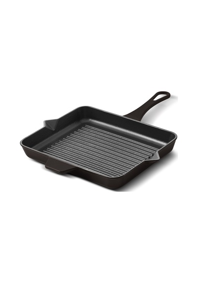 Aryıldız Duo Cast Grill Tava Kahverengi 26x32 Cm Renkli