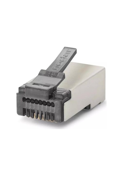 Nodar Nd2418 Siyah Cat6 Ezrj45 Metal Açık Uçlu Soket 8p/8c - 100adet