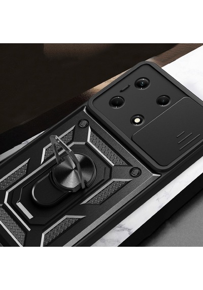 İnfinix Note 30 Vıp Kılıf Magnetik Standlı Kamera Korumalı Sürgülü Vega Kapak