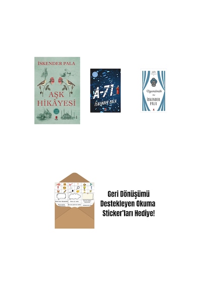 Aşk Hikâyesi + A-71 + Nizamülmülk Ciltli + Okuma Sticker'ları