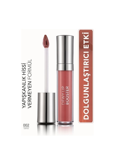 Flormar Dewy Lip Booster Dudak Dolgunlaştırıcı Gloss 002 Castle